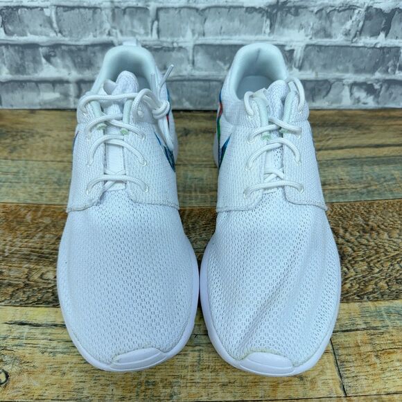 Nike Roshe One Triple White Lilo Stich Custom 511881-112 Mens Size 8 New - Picture 3 of 8